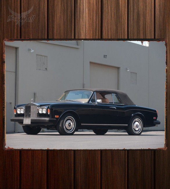 Металлическая табличка Rolls-Royce Corniche (I) 577